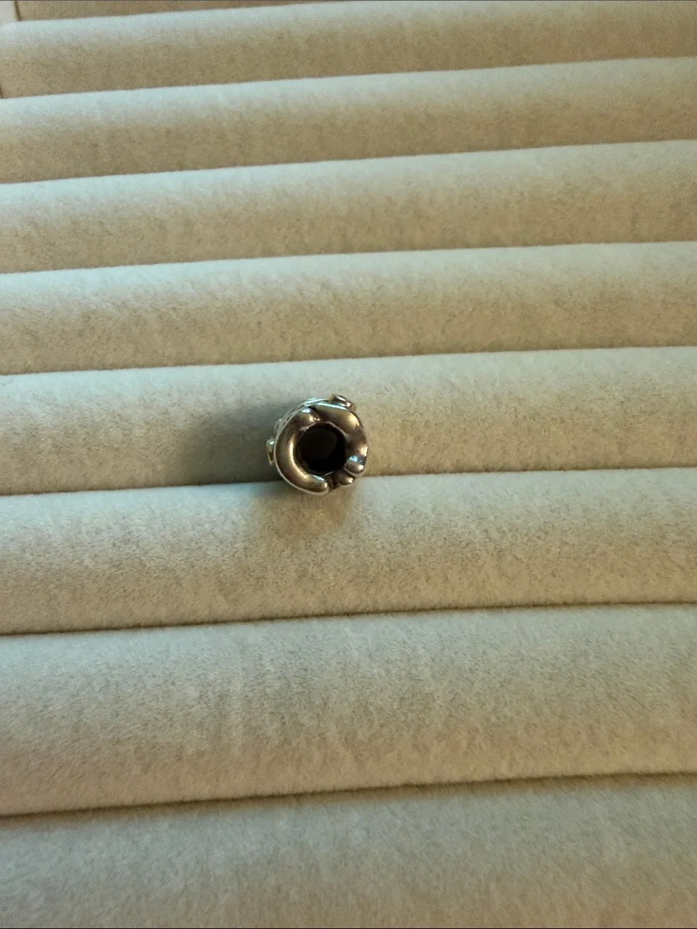 Pandora Retired Funny Bones 14K/SS & Diamond Charm